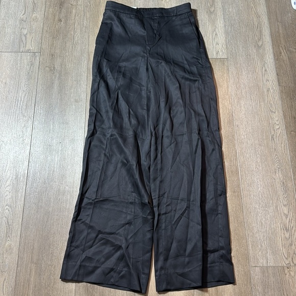 NWT! BANANA REPUBLIC  HAYDEN WIDE-LEG HIGH-RISE TENCEL™ PANT - Small Tall - Picture 5 of 7